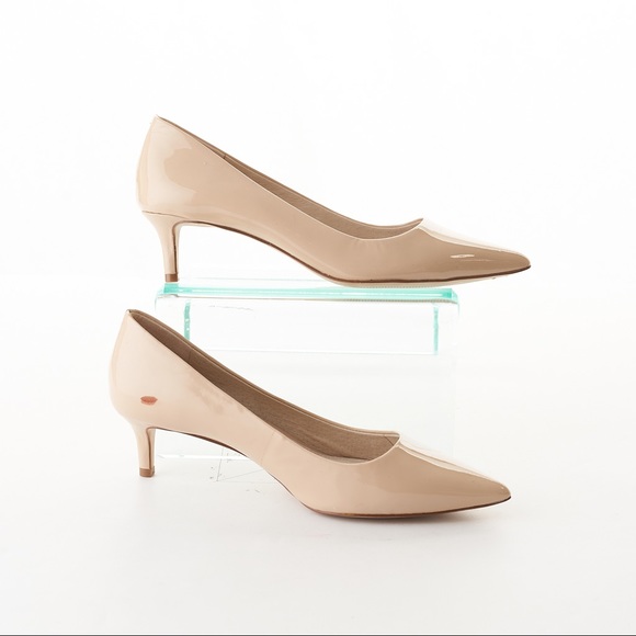 Louise Et Cie Jordyna Patent Pointed Toe Pump Nude - Picture 2 of 9